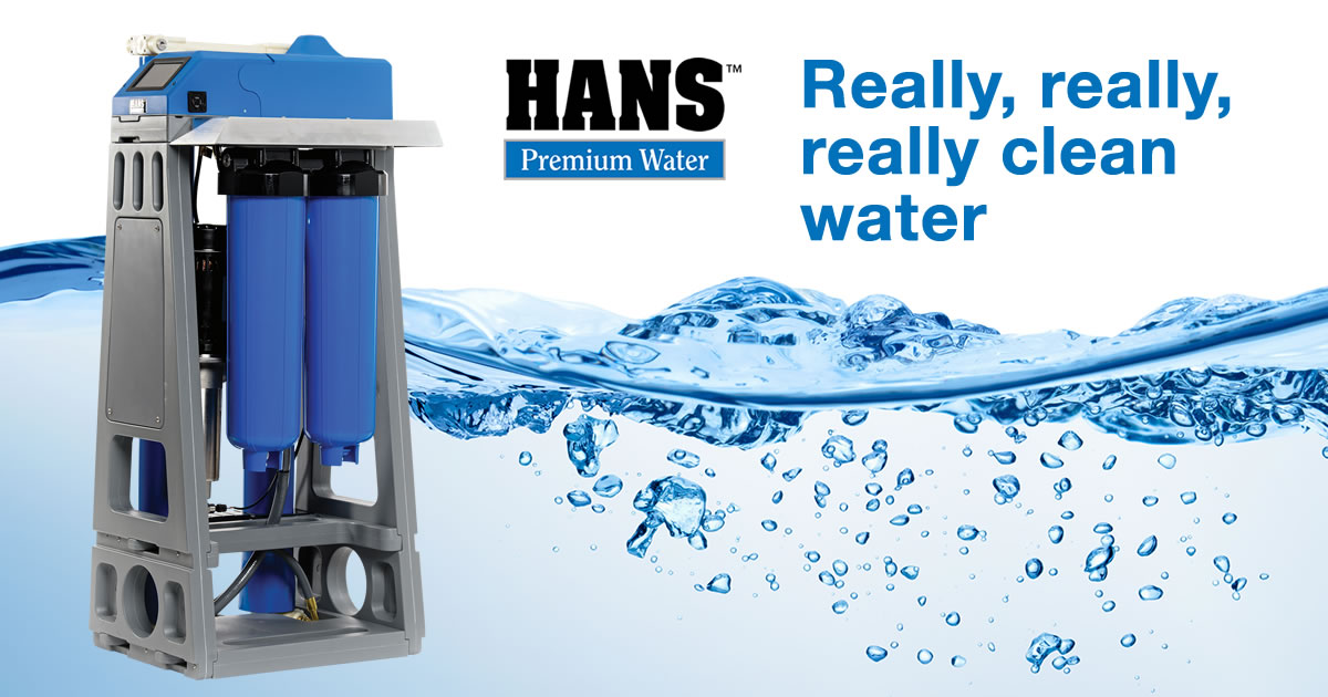 HANS™ Premium Water Better Water Means Better Business